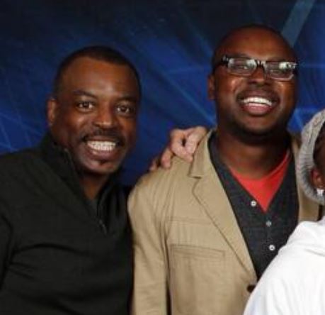 Eian Burton with his father LeVar Burton